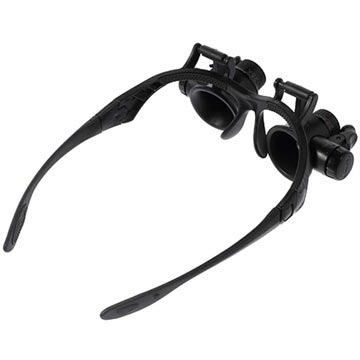 LED forstørrelsesbriller med flere linser 9892G - 10X, 15X, 20X, 25X