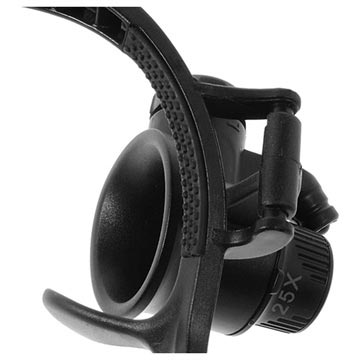 LED forstørrelsesbriller med flere linser 9892G - 10X, 15X, 20X, 25X