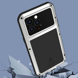 Love Mei Powerful iPhone 14 Pro Hybrid Cover - Sort