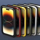 Love Mei Powerful iPhone 14 Pro Hybrid Cover - Sort
