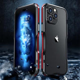 Luphie Safe Lock iPhone 14 Pro Max Metal Bumper - Guld