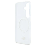 Samsung Galaxy S26 Lacoste Frosted Finish Gold Logo Hybrid Cover - MagSafe-kompatibel - Hvid
