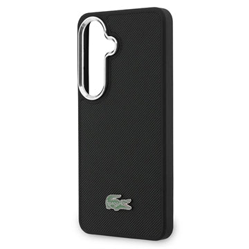 Samsung Galaxy S26 Lacoste Iconic Petit Pique Metal Logo Cover - MagSafe-kompatibelt (Open Box - God stand) - Sort
