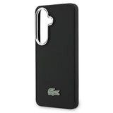 Samsung Galaxy S26 Lacoste Iconic Petit Pique Metal Logo Cover - MagSafe-kompatibelt (Open Box - God stand) - Sort