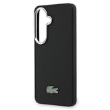 Samsung Galaxy S26+ Lacoste Iconic Petit Pique Metal Logo Cover - MagSafe-kompatibelt - Sort