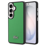 Samsung Galaxy S26+ Lacoste Iconic Petit Pique Metal Logo Cover - MagSafe-kompatibelt - Grøn