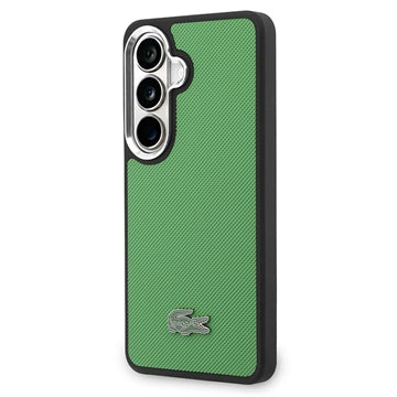 Samsung Galaxy S26+ Lacoste Iconic Petit Pique Metal Logo Cover - MagSafe-kompatibelt - Grøn