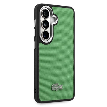 Samsung Galaxy S26+ Lacoste Iconic Petit Pique Metal Logo Cover - MagSafe-kompatibelt - Grøn