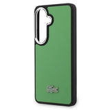 Samsung Galaxy S26+ Lacoste Iconic Petit Pique Metal Logo Cover - MagSafe-kompatibelt - Grøn
