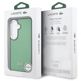 Samsung Galaxy S26+ Lacoste Iconic Petit Pique Metal Logo Cover - MagSafe-kompatibelt - Grøn