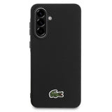 Samsung Galaxy A56 Lacoste Iconic Petit Pique Woven Logo Cover - Sort