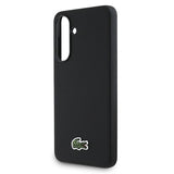 Samsung Galaxy A56 Lacoste Iconic Petit Pique Woven Logo Cover - Sort