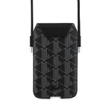 Lacoste PVC Blend Monogram Telefontaske XL - Sort