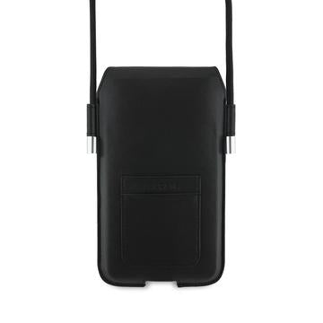 Lacoste PVC Blend Monogram Telefontaske XL - Sort