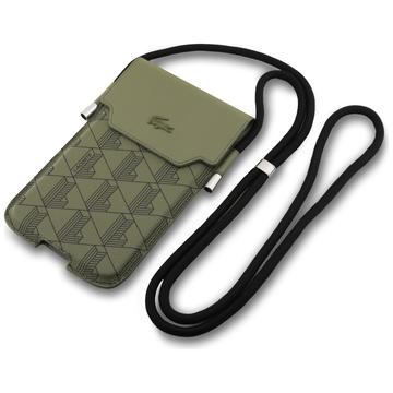 Lacoste The Blend XL Crossbody Telefontaske - Grøn