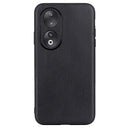 Honor 90 Læderbeklædt TPU Cover - Sort