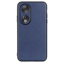 Honor 90 Læderbeklædt TPU Cover - Blå