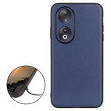 Honor 90 Læderbeklædt TPU Cover - Blå