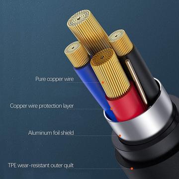 Lightning til 3.5mm lydkabel til iPhone, iPad - 1m - Sort