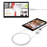 Lightning til RJ45 Ethernet LAN Wired Netværks Adapter - Hvid