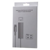 Lightning til RJ45 Ethernet LAN Wired Netværks Adapter - Hvid