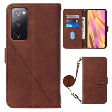 Line Series Samsung Galaxy S20 FE Pung - Brun