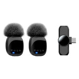 Lippa Pro trådløs mikrofon med USB-C - 2 stk. - Sort