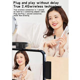 Lippa R9 True Wireless Noise-Cancelling Lightning-mikrofon med opladningsetui