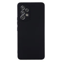 Samsung Galaxy A33 5G Liquid Silikone Cover med Strop - Sort