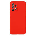 Samsung Galaxy A33 5G Liquid Silikone Cover med Strop - Rød