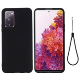 Samsung Galaxy S20 FE 5G Liquid Silikone Cover - Sort