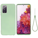 Samsung Galaxy S20 FE 5G Liquid Silikone Cover - Grøn