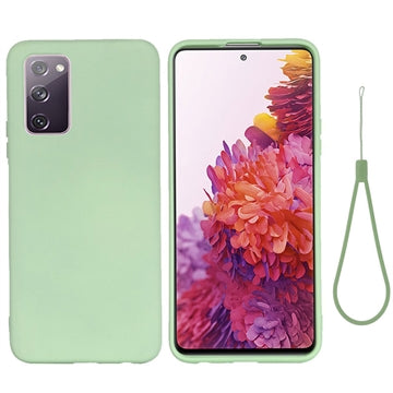 Samsung Galaxy S20 FE 5G Liquid Silikone Cover - Grøn