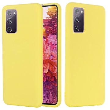 Samsung Galaxy S20 FE 5G Liquid Silikone Cover - Gul