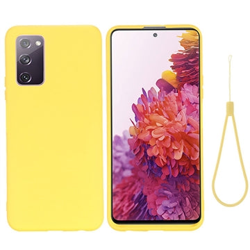 Samsung Galaxy S20 FE 5G Liquid Silikone Cover - Gul