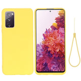 Samsung Galaxy S20 FE 5G Liquid Silikone Cover - Gul