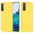 Samsung Galaxy S21 5G Liquid Silikone Cover med Strop - Gul
