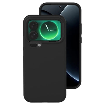 Xiaomi 17 Pro Max Flydende silikone cover - sort