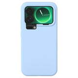 Xiaomi 17 Pro Max Flydende silikone cover - Tågeblå