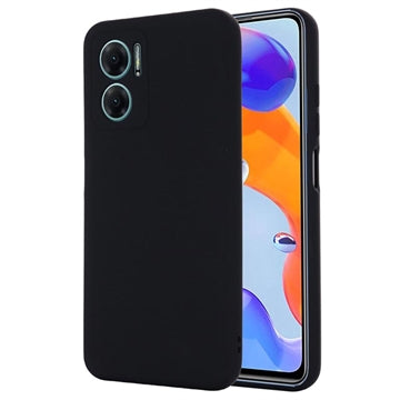 Xiaomi Redmi 10 5G/Note 11E Liquid Silikone Cover - Sort