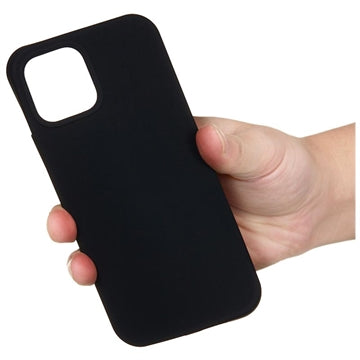 iPhone 14 Pro Liquid Silikone Cover - Sort