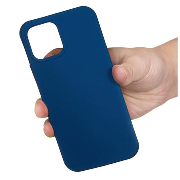 iPhone 14 Pro Liquid Silikone Cover - Mørkeblå