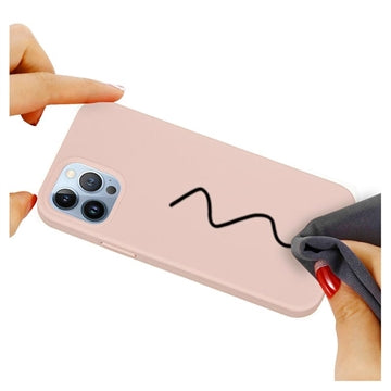 iPhone 14 Pro Liquid Silikone Cover - Pink
