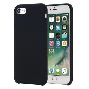 iPhone 7/8/SE (2020)/SE (2022) Liquid Silikone Cover - Sort