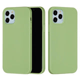 iPhone 12 Pro Max Liquid Silicone Cover - Lysegrøn