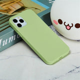 iPhone 12 Pro Max Liquid Silicone Cover - Lysegrøn