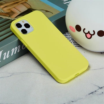 iPhone 12 Pro Max Liquid Silicone Cover - Gul