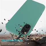 iPhone 16 Liquid Silikone Cover - Mørkegrøn