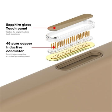 iPhone 16 Plus Liquid Silikone Cover - MagSafe Kompatibel - Ørken guld