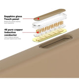iPhone 16 Pro Max Liquid Silikone Cover - MagSafe Kompatibel - Ørken guld